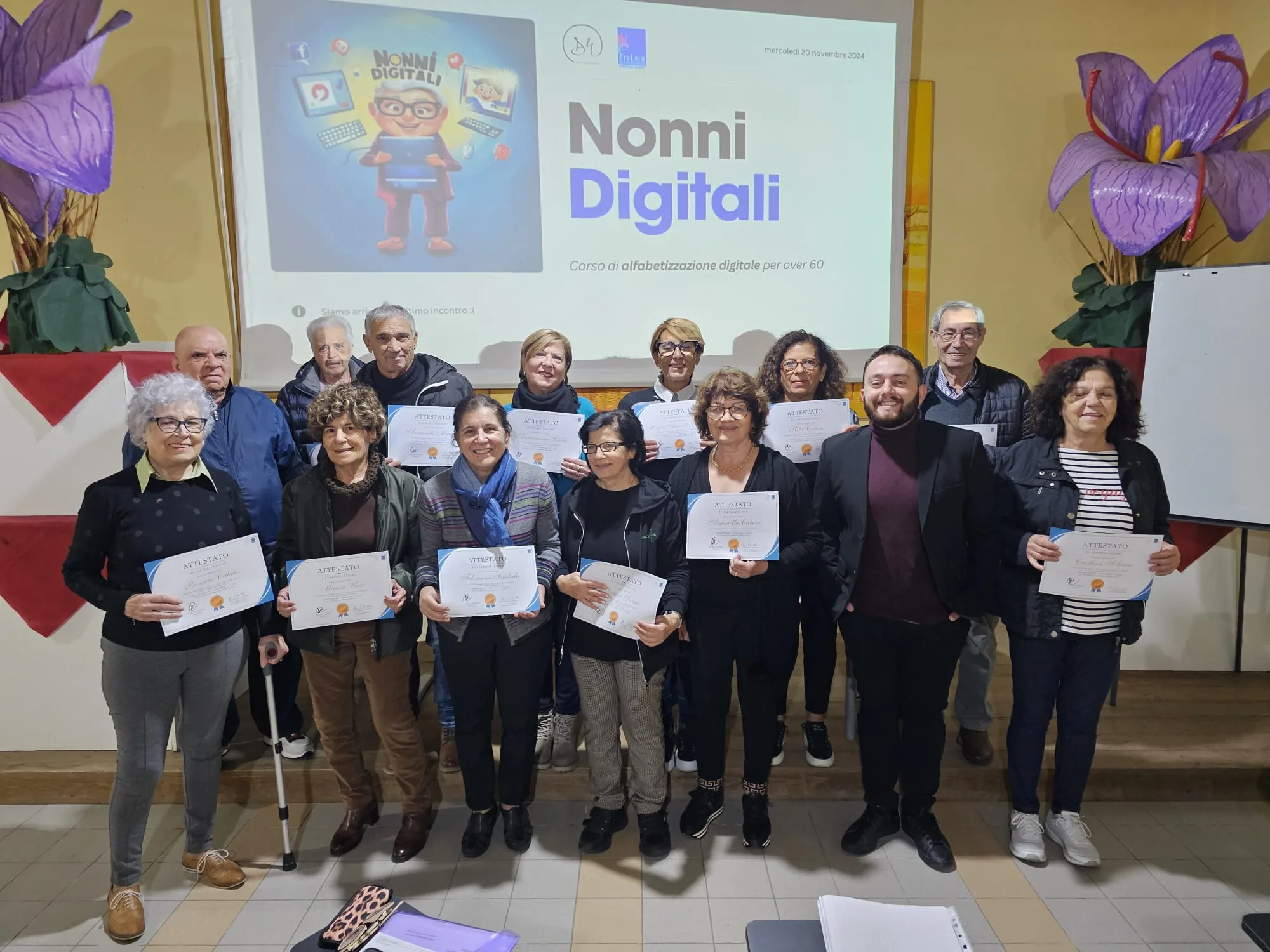 Nonni Digitali — Pro Loco San Gavino Monreale · ottobre–novembre 2024